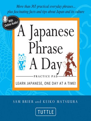 cover image of Japanese Phrase a Day Practice Pad